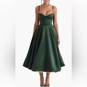House of CB Mademoiselle Dress (Green, NWOT)